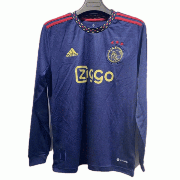 Ajax Soccer Jersey Long Sleeve Away Replica 2022/23